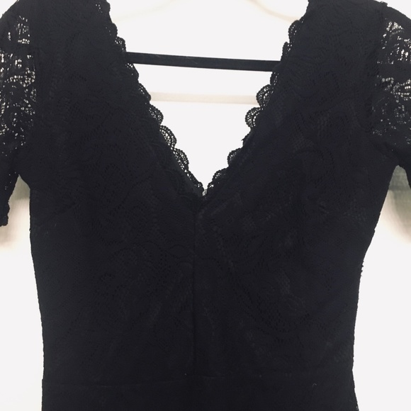 Lace Little Black Dress - Picture 3 of 6